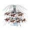 Party Central Club Pack of 12 Black and Brown Horse Racing Mini Cascade Centerpiece Tabletop Decors 8"